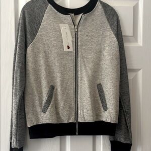 NWT One Clothing Lightweight Varsity Zip-Up Jacket